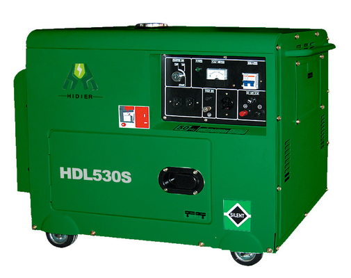 generatore diesel silenzioso eccellente di 50Hz 60Hz, potere Genset di 5KW 5.5KW