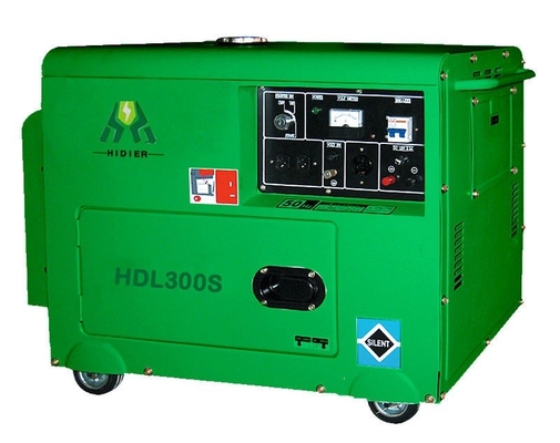 Generatore diesel portatile silenzioso della famiglia, 110V - 240V 3KW